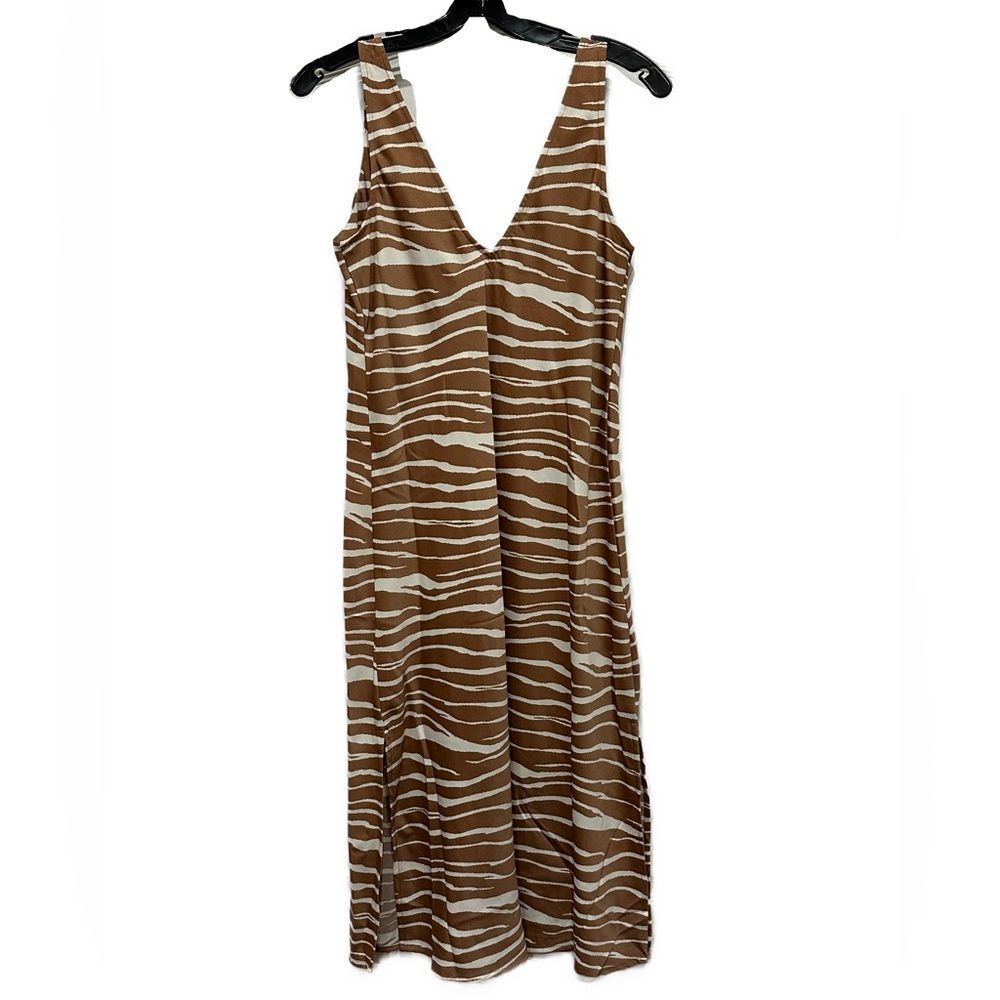 A New Day Animal Print Brown Dress Size S - Picture 2 of 6